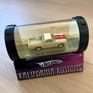 Hot Wheels Kalifornia Kustoms 2005 J2807 ’70 El Camino Die-Cast with Display Tub
